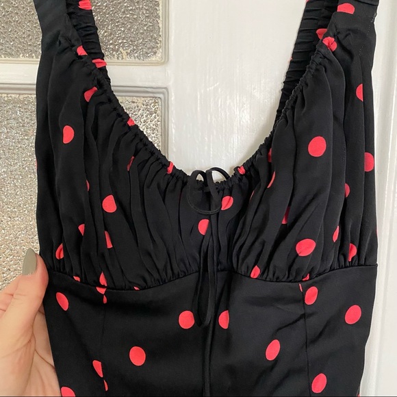 For Love & Lemons Jenny Dot Mini Dress - Picture 6 of 7